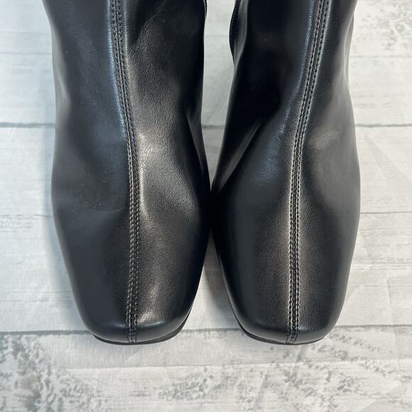 Aerosoles Ankle Black Boots Booties size 9.5M 3" Heel Career Professional - Picture 7 of 8